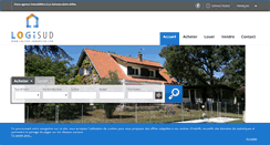 Desktop Screenshot of logisud-immobilier.com