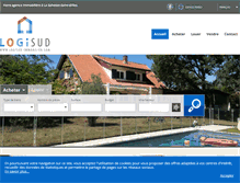 Tablet Screenshot of logisud-immobilier.com